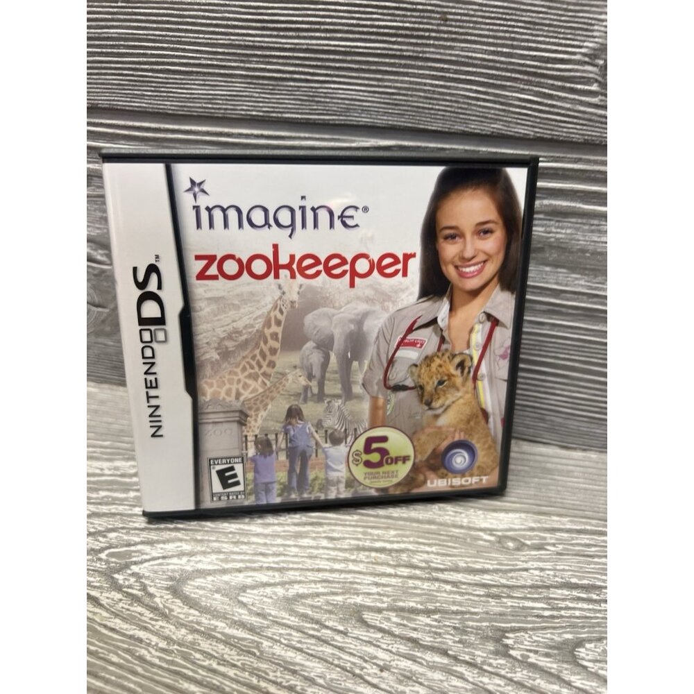Imagine: Zookeeper (Nintendo DS, 2009) Works Complete